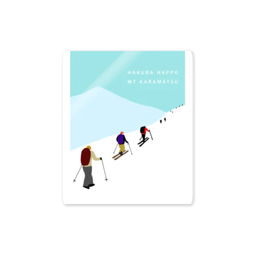 HAKUBA HAPPO TREKKING Sticker