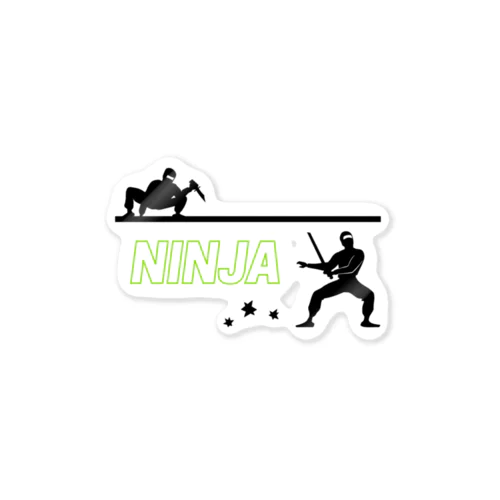 NINJA ステッカー