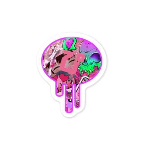 ぴーちゃんドロドロしてる Sticker