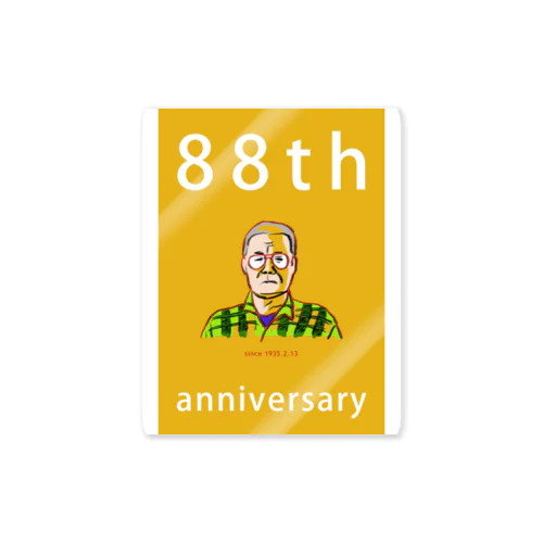 88th anniversary limited item Sticker