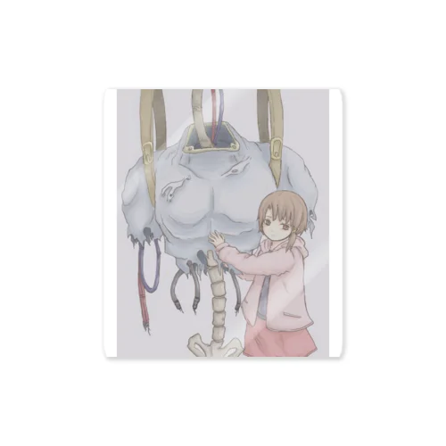 お父さん　serial experiments lain Sticker