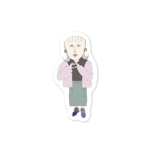 キレイめお洒落さん　MUNI Sticker