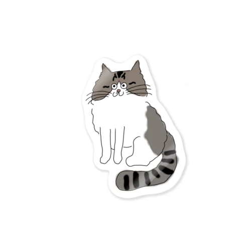 しっぽしましま猫ちゃん Sticker