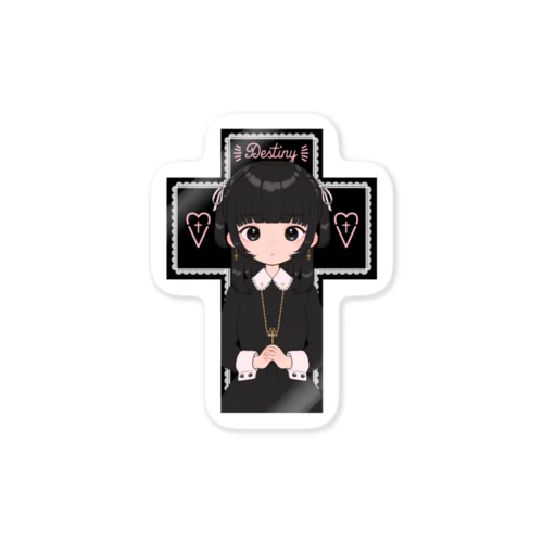 ✞十字架ちゃん✞ Sticker