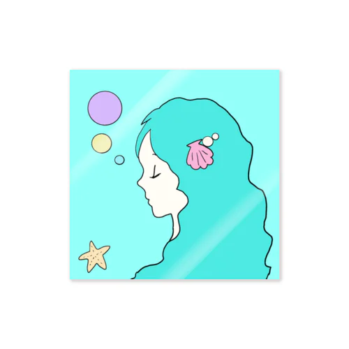 黄昏girlNFT_0016.sea Sticker