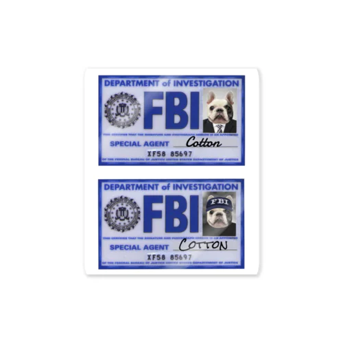 FBI バディ Sticker