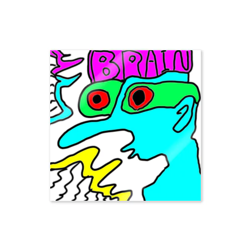 BRAIN MAN Sticker