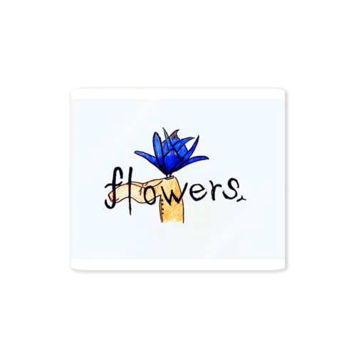 flowers君　sticker Sticker
