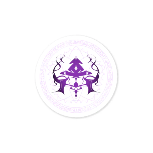 紫猫 千由　公式エンブレム(魔法陣ver.) Sticker