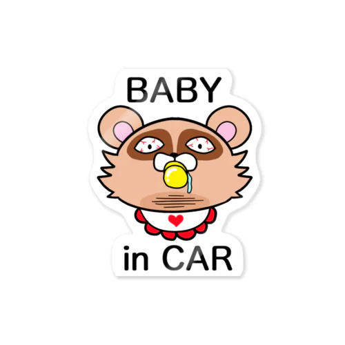BABY in CAR Sticker