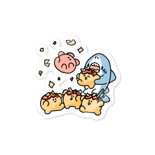 たこ焼きわっしょい Sticker