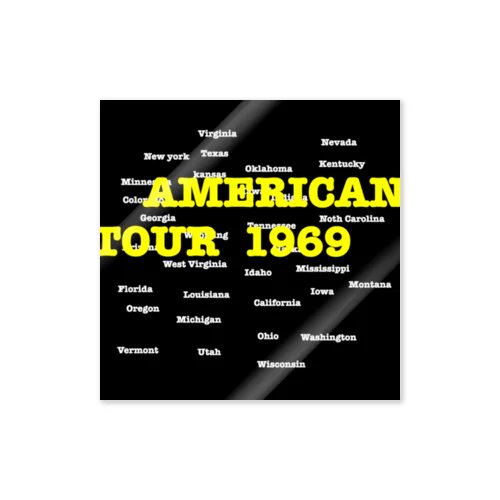 AMERICAN TOUR Sticker