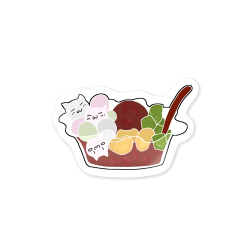 しらたまにゃんこ Sticker