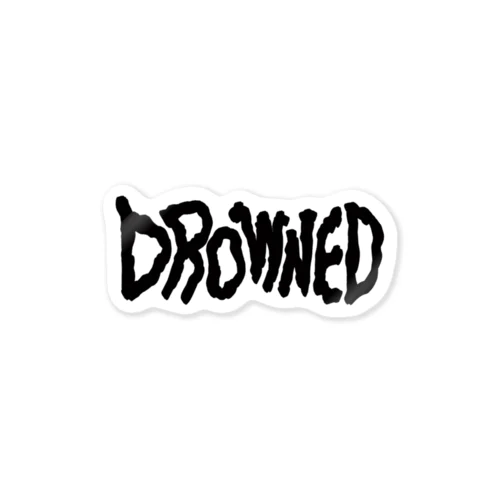 “DROWNED” ステッカー