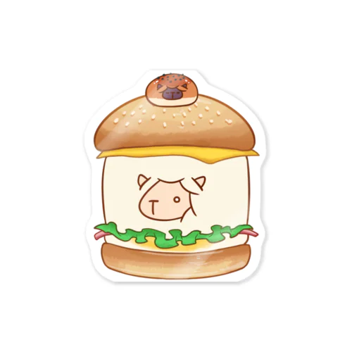 ハンバーガー（しょっくぱん） Sticker