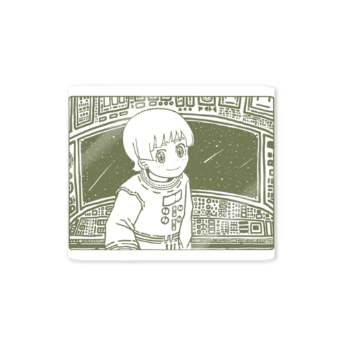 2121年宇宙の旅 Sticker