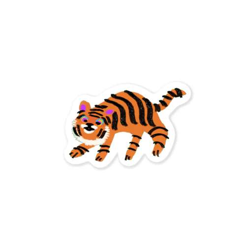 トラ　背景なし Sticker