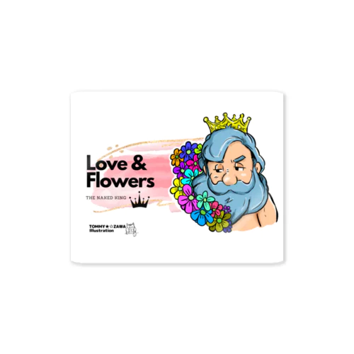 裸の王様～花とともに Sticker