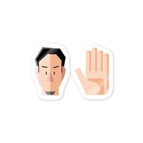 Ａ MAN Sticker