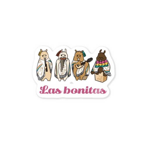Las bonitas 応援グッズ Sticker