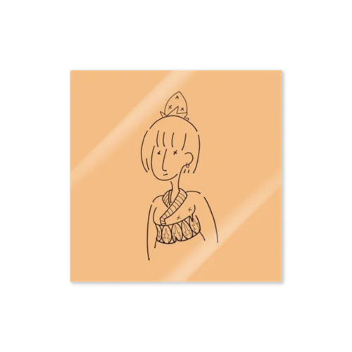 感謝している人 Sticker