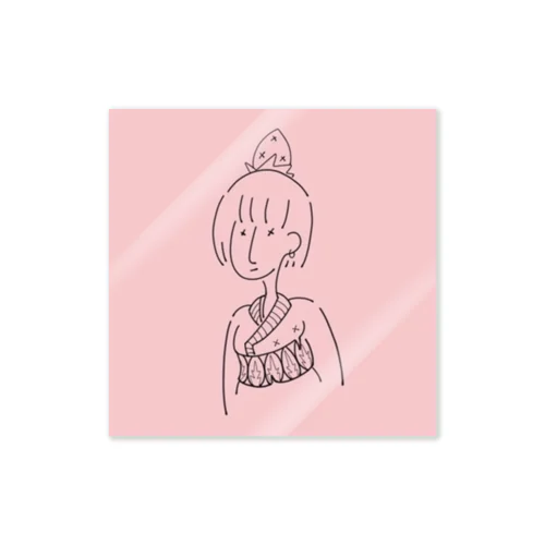 感謝してる人 Sticker