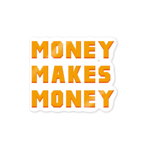 MoneyMakesMoney logo Sticker