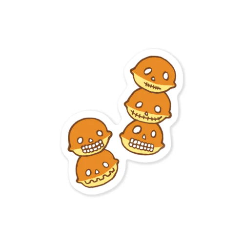 ドクロ風味なベビーカステラ Sticker