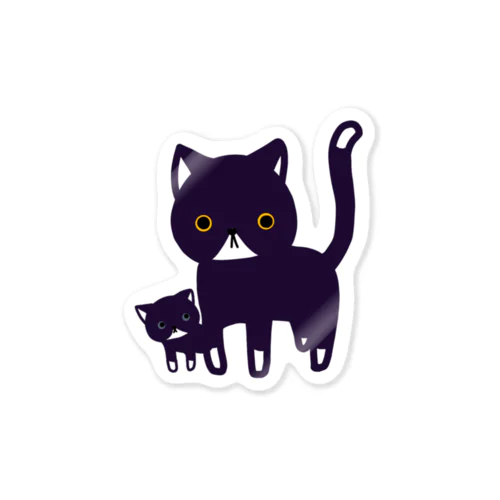 ねこのおやこ Sticker