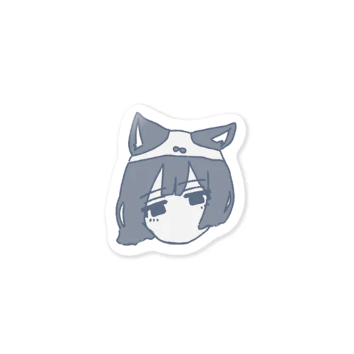 パンツネコ女 Sticker