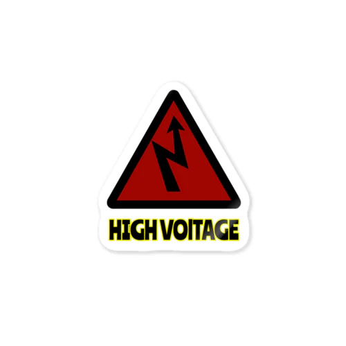 HIGH VOLTAGE Sticker