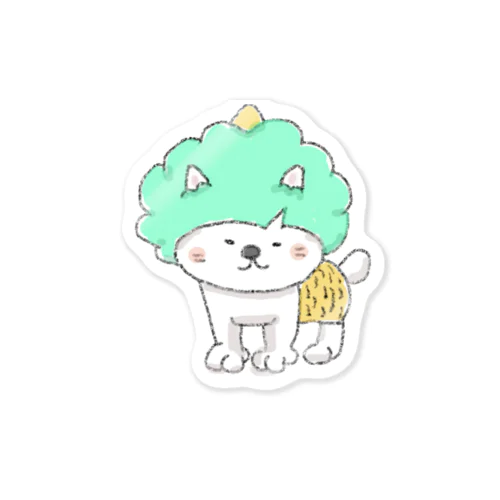 もくもく頭の鬼猫さん Sticker