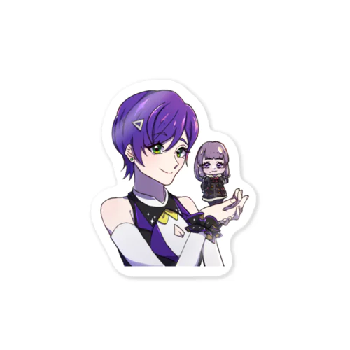 W堀越ステッカー Sticker