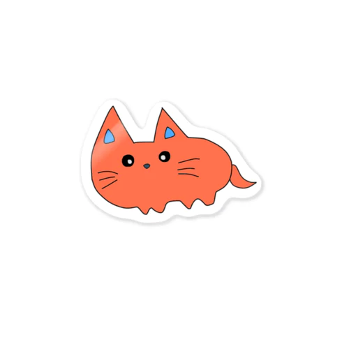 おれんじねこ Sticker