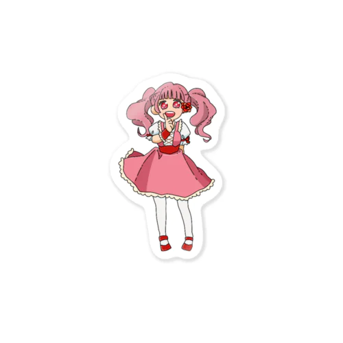 女の子 Sticker