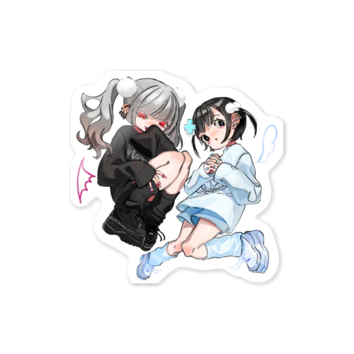 よちまこ　あくまてんし Sticker