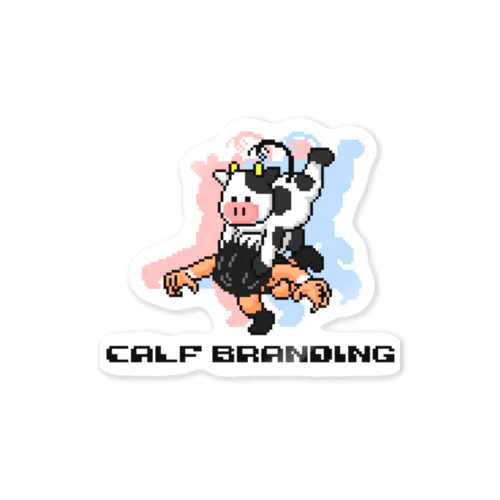 CALF BRANDING Sticker