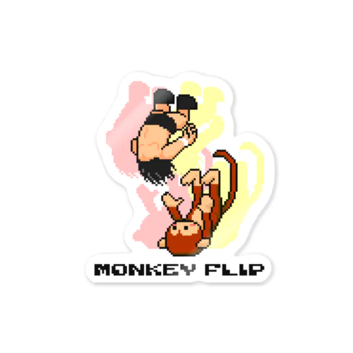 MONKEY FLIP Sticker