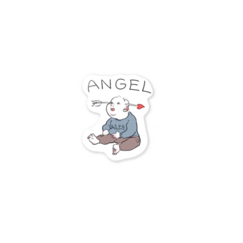 おじさん天使カラバリ Sticker