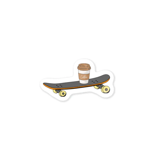 skate coffee 스티커