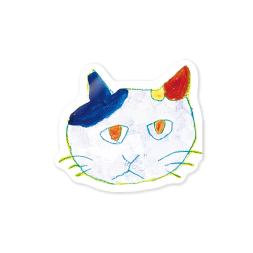 いーっつもフキゲンなミケ子 Sticker