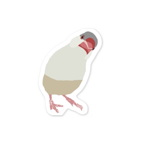 クリームイノ文鳥 Sticker