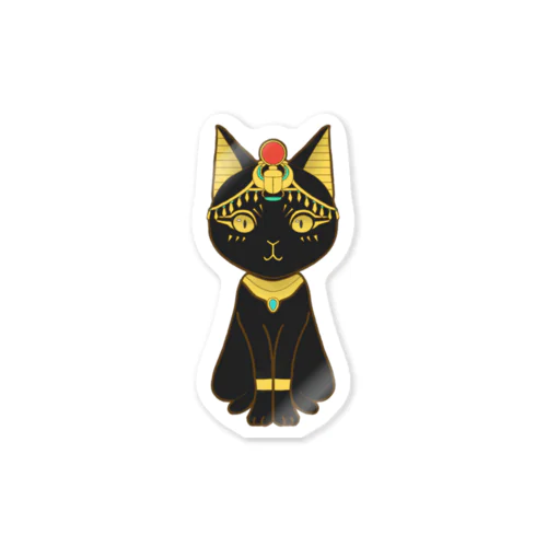 ねこ神バステト Sticker