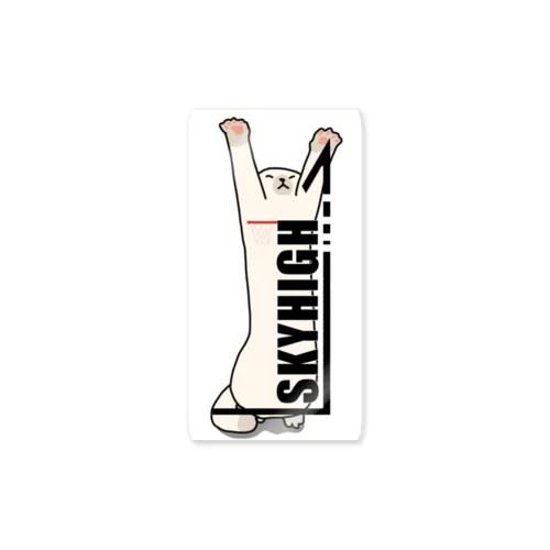 SKY HIGH(猫) ステッカー&キーホルダー Sticker