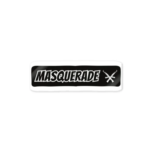 Masqueradeロゴテキスト Sticker