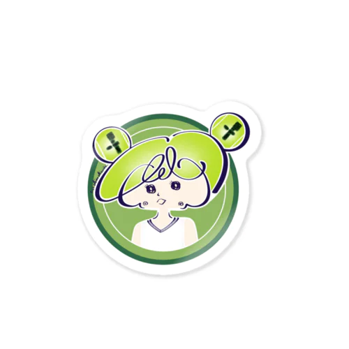 テニスガール From Miwa Mizunaka Sticker