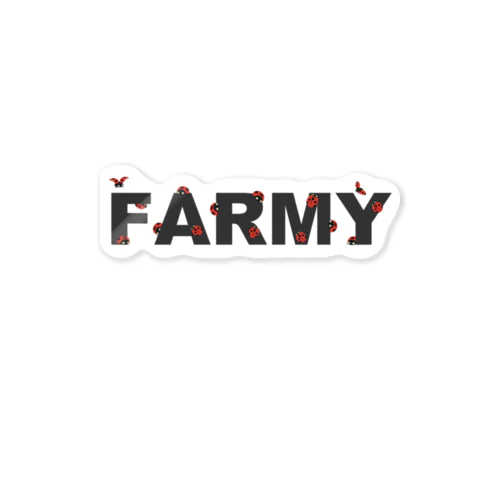 FARMY only LADYBIRDS Sticker