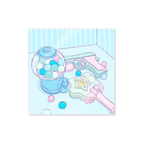 pastel room Sticker