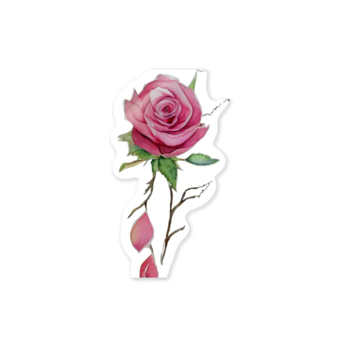 薔薇色の愛 Sticker