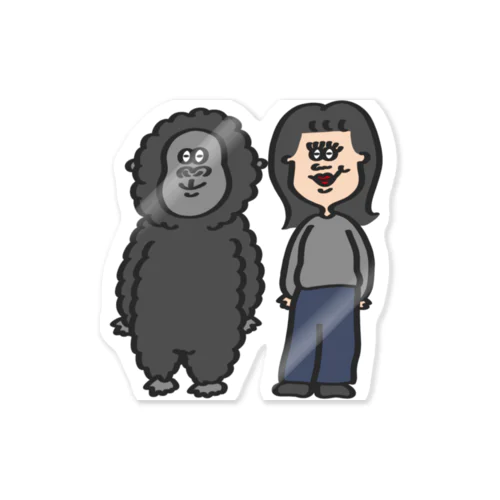 with Gorilla アクリルスタンド ステッカー